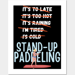Stand Up Paddeling Posters and Art